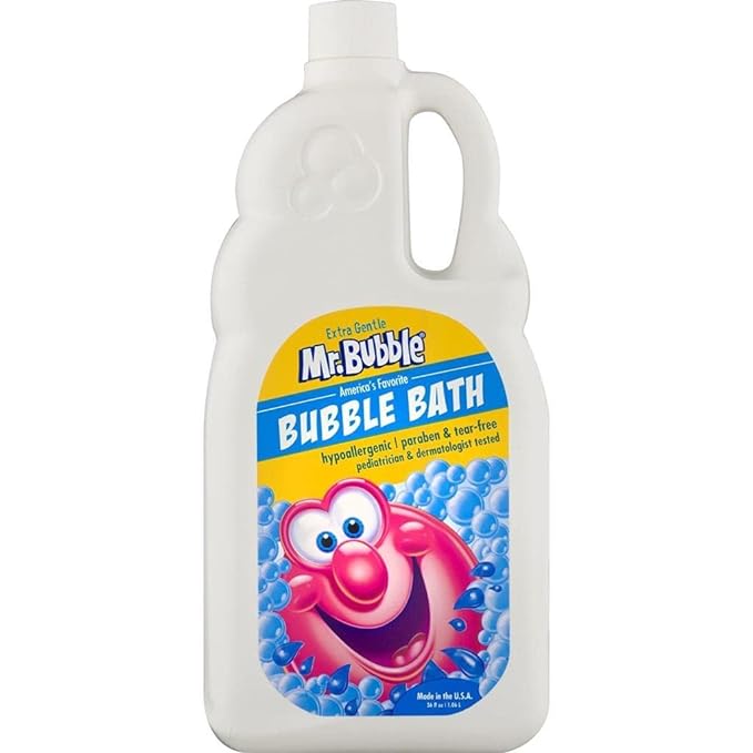 Mr. Bubble Baño de burbujas extra suave sin tinte y fragancia, 36 onzas