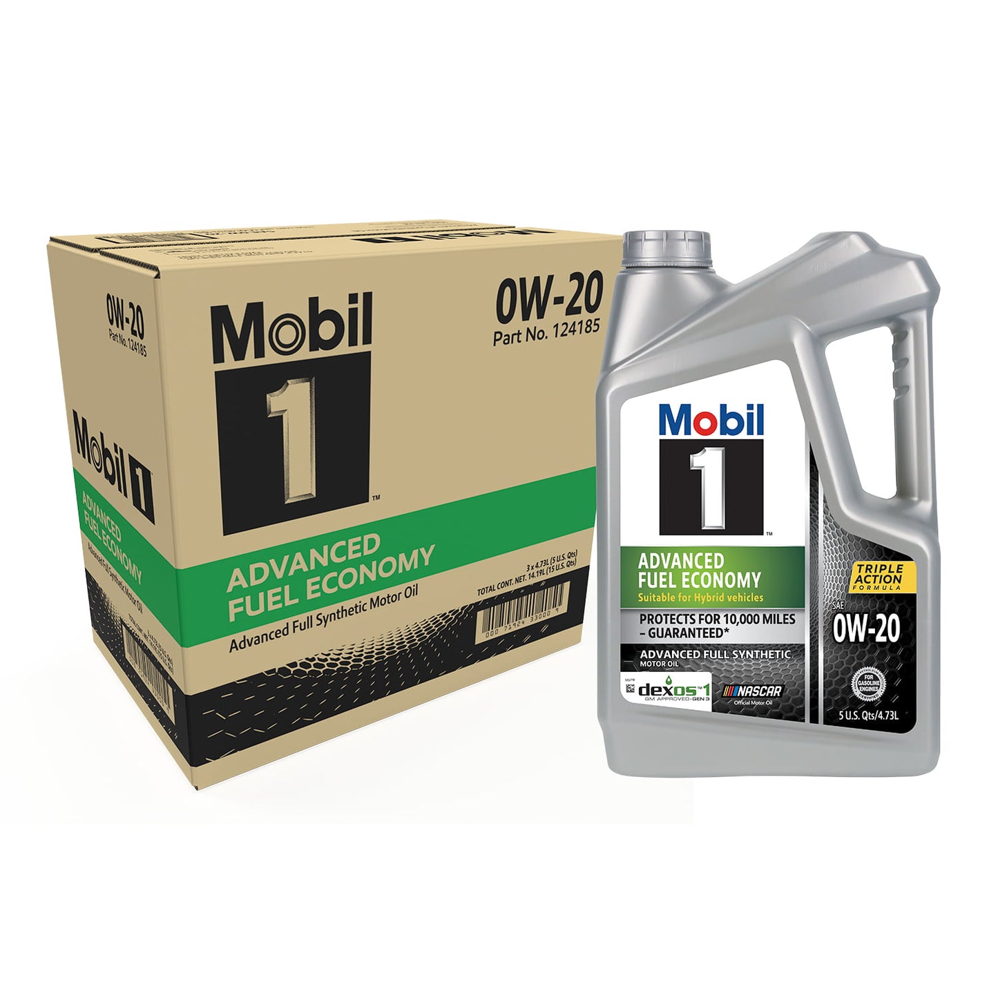 Aceite Mobil 1 0w-20 Fuel Economy 100% Sintetico