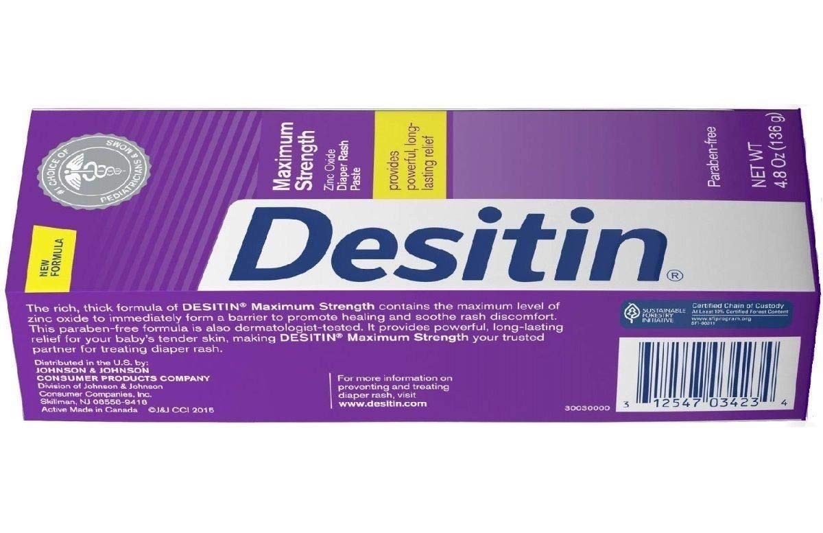 Desitin Fuerza maxima de 136 g