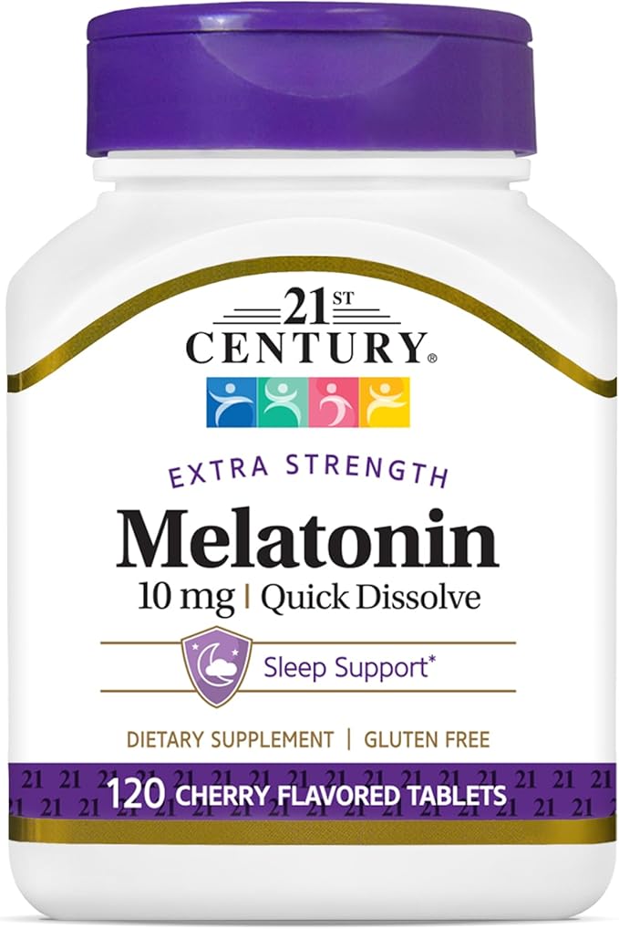 21st Century Melatonina 10 mg 120 unidades