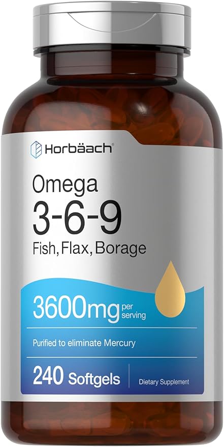 Horbaach Triple Omega 3-6-9 3600 mg 240 softgels