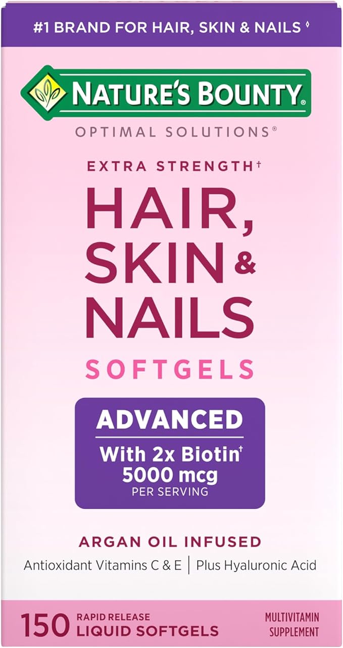 Nature's Bounty Advanced Hair Skin & Nails, 150 cápsulas blandas
