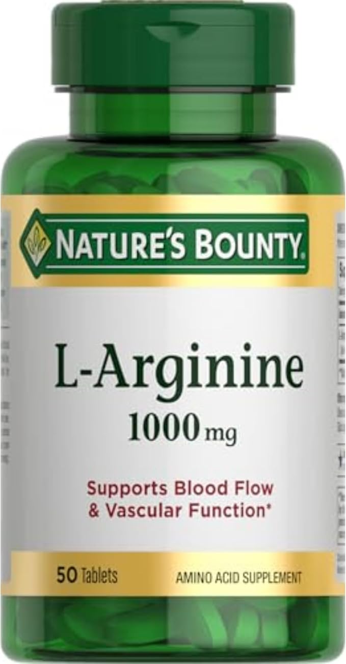 Nature's Bounty L-arginina, 1000 mg  50 tabletas