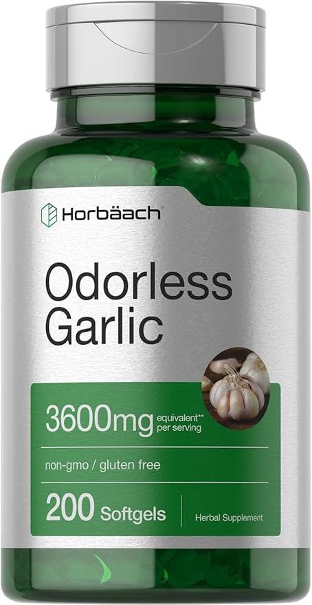 Horbäach ajo sin olor 3600 mg 200 softgels