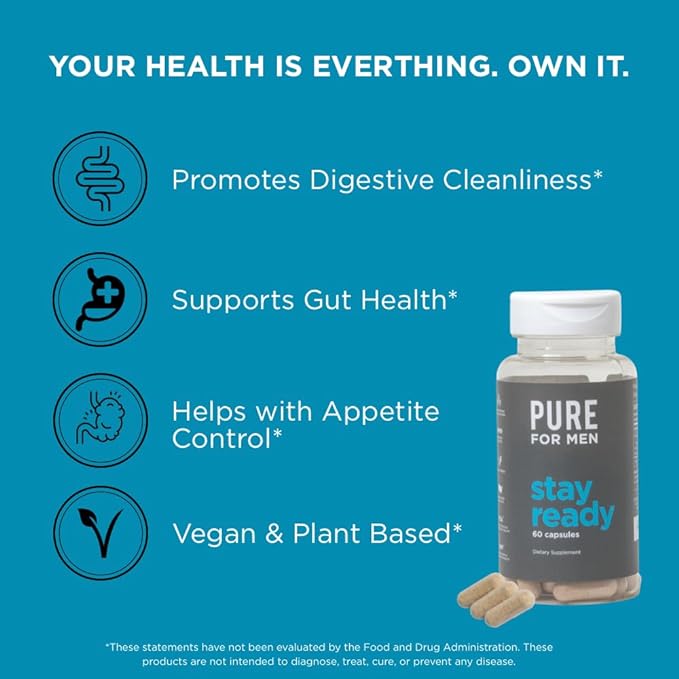 Pure for Men stay ready 60 capsulas