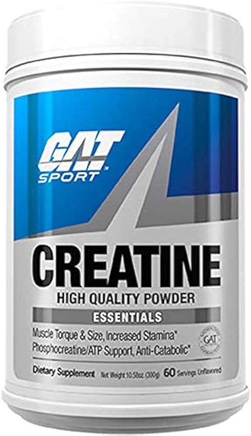 GAT SPORT Monohidrato de creatina en polvo, 60 porciones