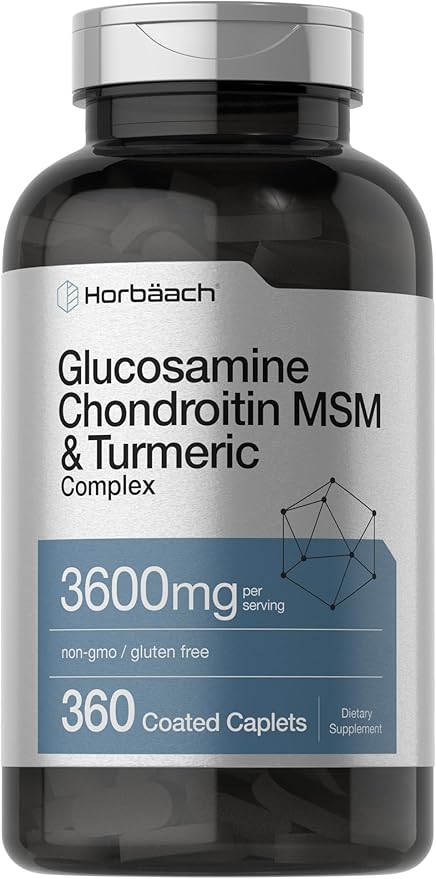 Horbäach Glucosamina condroitina MSM 3600 mg 360 tabletas