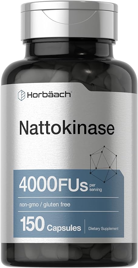 Horbäach Suplemento Nattokinase 4000 FU 150 cápsulas