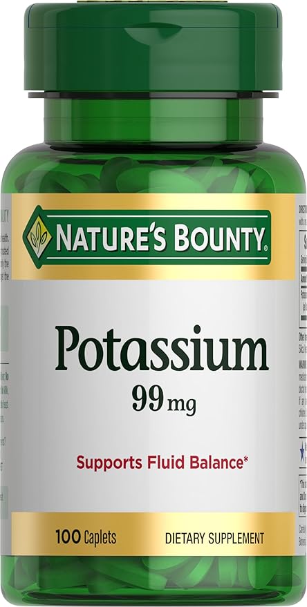 Nature's Bounty Potasio 99 mg, 100 capsulas