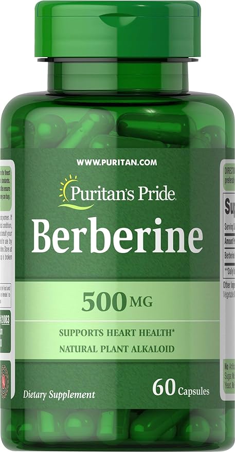 Puritan's Pride Berberina 500 mg 60 Cápsulas