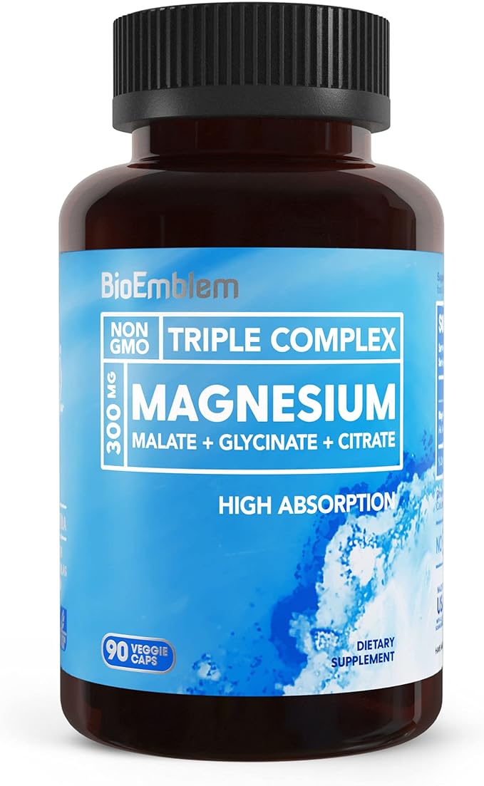 BioEmblem triple compelx magnesium 90 capsulas vegetarianas