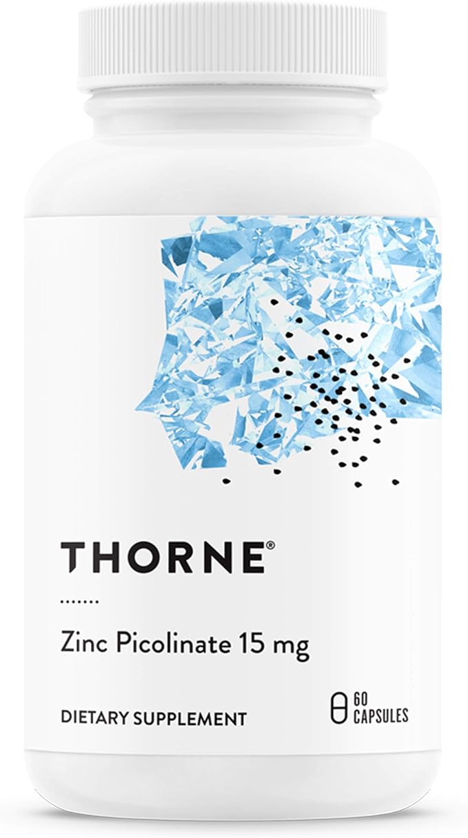 Thorne - Picolinato de zinc de 15 mg 60 cápsulas