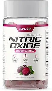 Snap nitric Oxide sin azucar 60 gomitas sabor cereza