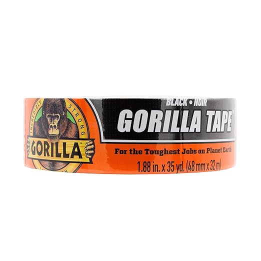 Gorilla Cinta adhesiva negra 48mm x 32m