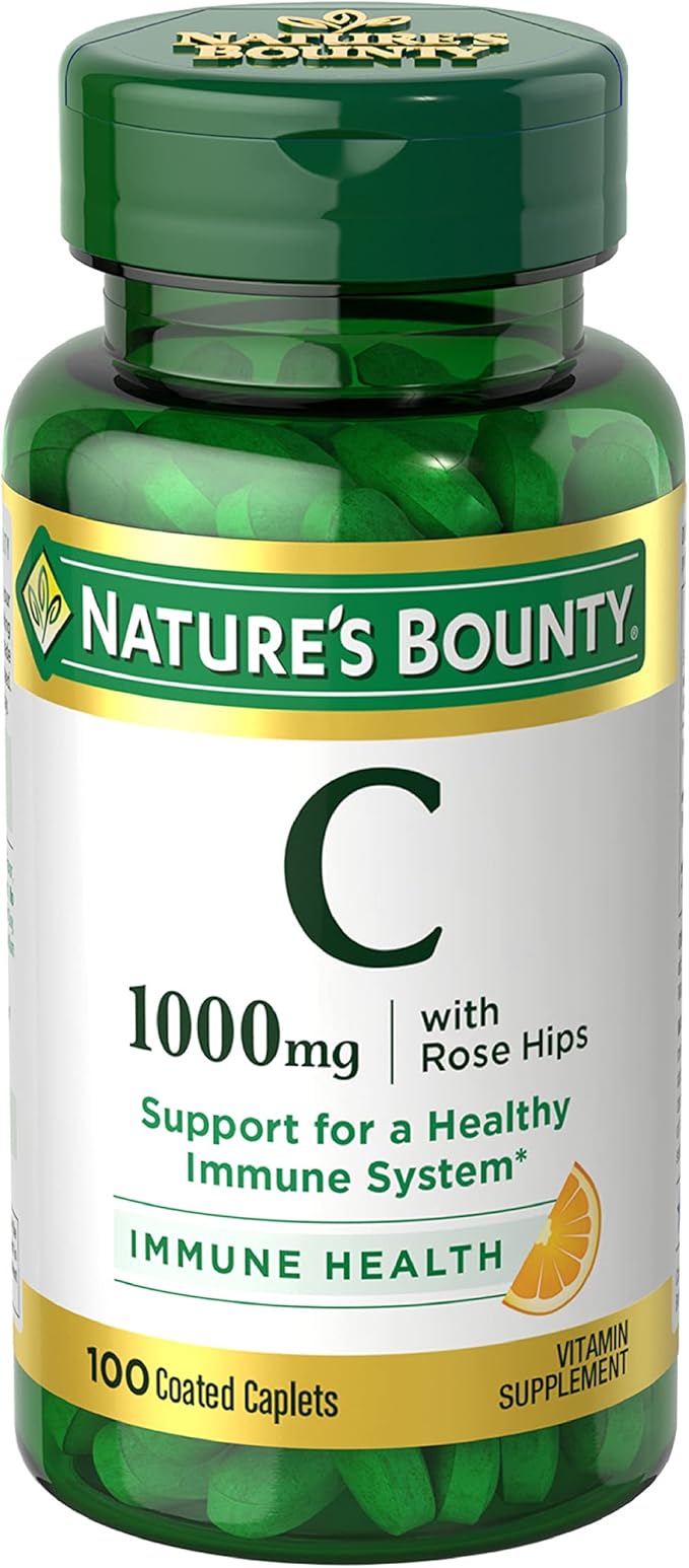 Nature's Bounty Vitamina C 1000 mg con rose hips 100 capsulas
