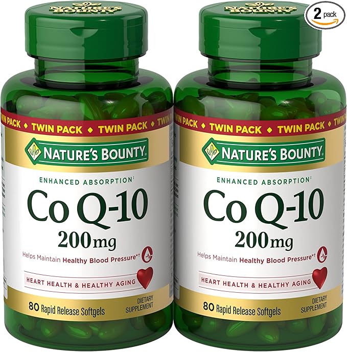 Nature's Bounty CoQ10 200 mg 160 softgels  2 pack