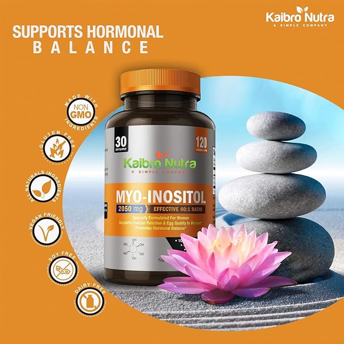 Kaibro Nutra Myo-Inositol 2050mg 120 capsulas