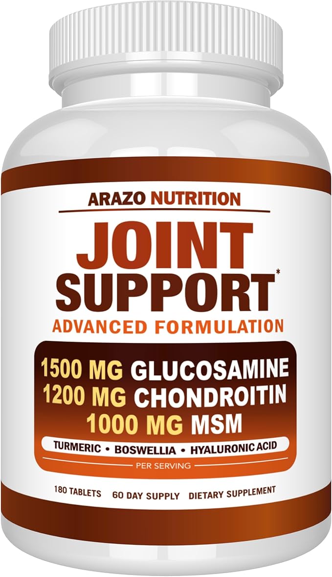 Arazo Nutrition joint support Glucosamina Condroitina MSM 180 tabletas