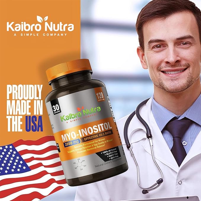 Kaibro Nutra Myo-Inositol 2050mg 120 capsulas