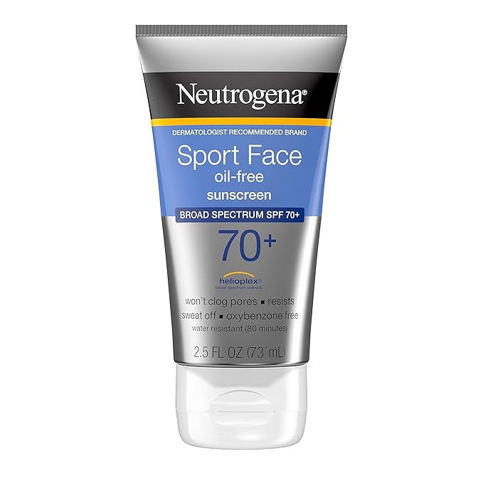 Neutrogena Sport Face Sunscreen SPF 70+ 2.5 Fl Oz