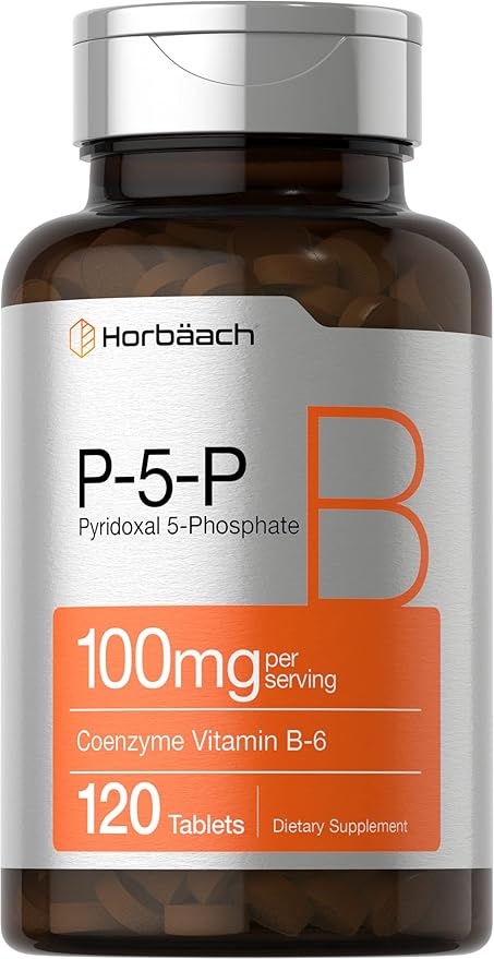 Horbäach P-5-P Vitamina B6 activada 100 mg 120 tabletas