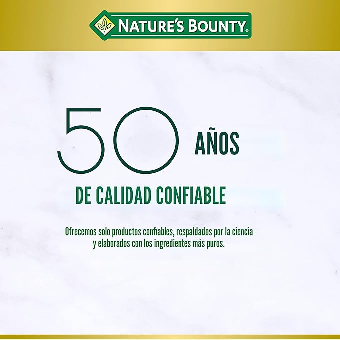 Nature's Bounty zinc, 50 mg 250 capsulas
