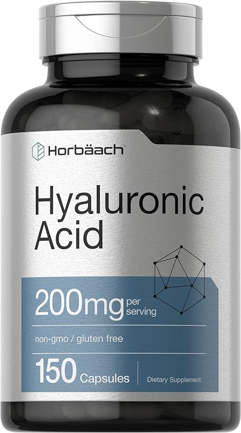 Horbäach ácido hialurónico 200 mg sin OMG sin gluten150 cápsulas