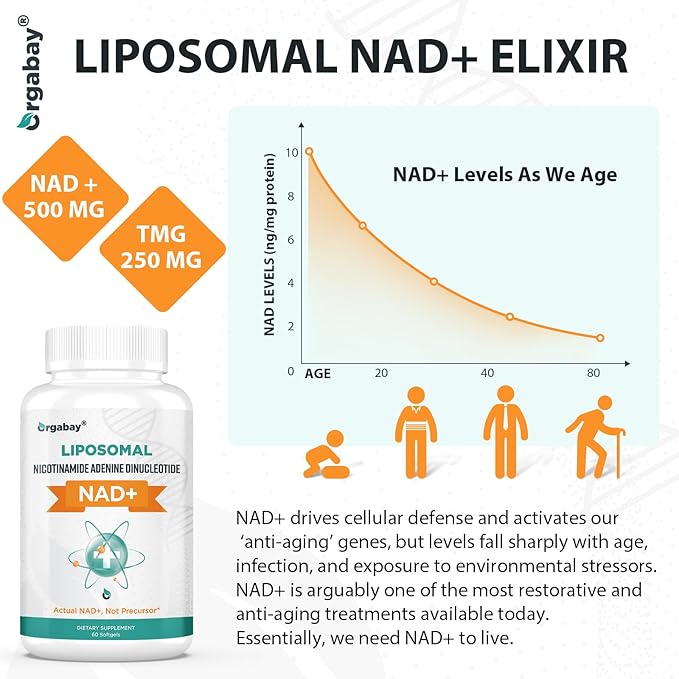 Orgabay Liposoma NAD+ 60 SOFTGELS