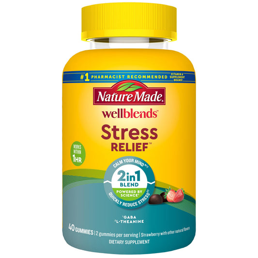 Nature Made Wellblends Stress Relief 40 gomitas