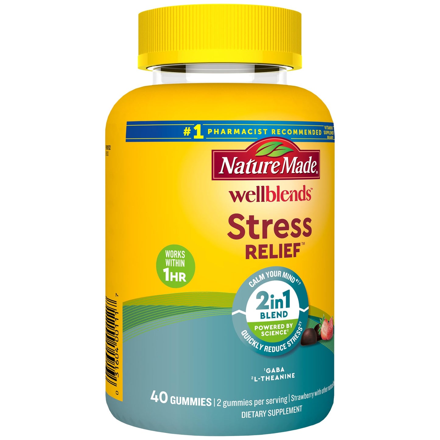 Nature Made Wellblends Stress Relief 40 gomitas