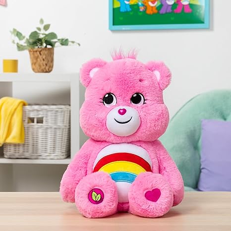Care Bears Peluche de oso animador de 14 pulgadas Rosa