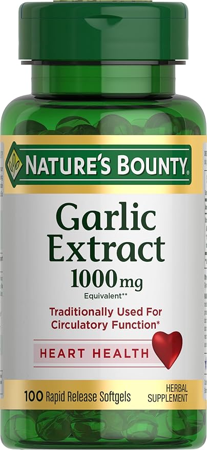 Nature's Bounty Extracto de ajo 1000 mg 100 softgels