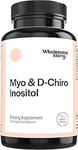 Mezcla de Myo-inositol y D-Chiro inositol  Vitamina B8 120 cápsulas
