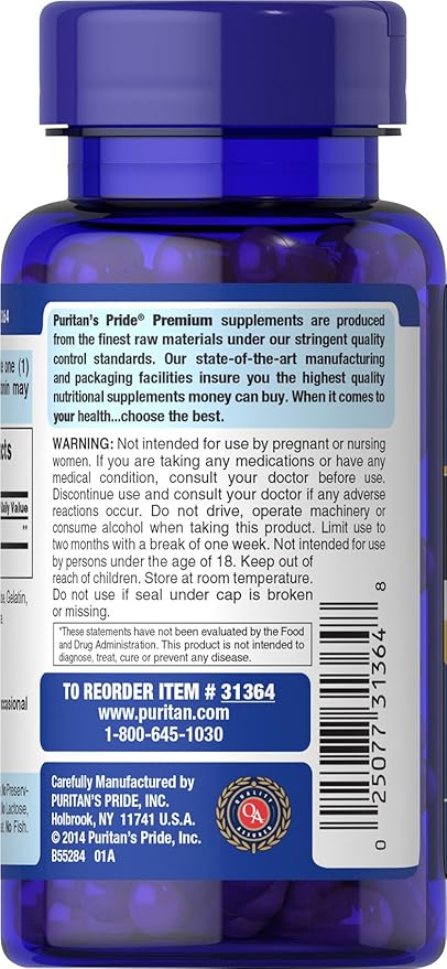 Puritan's Pride  Melatonina 10 mg 120 capsulas