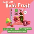 BEAR Paquete Variado de Rollitos de Fruta con Pajita O Raspador, 8,4 Oz, 12 Unidades
