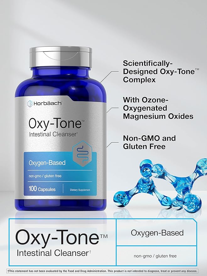 Horbäach Oxy-Tone Limpiador Intestinal, 100 Capsulas