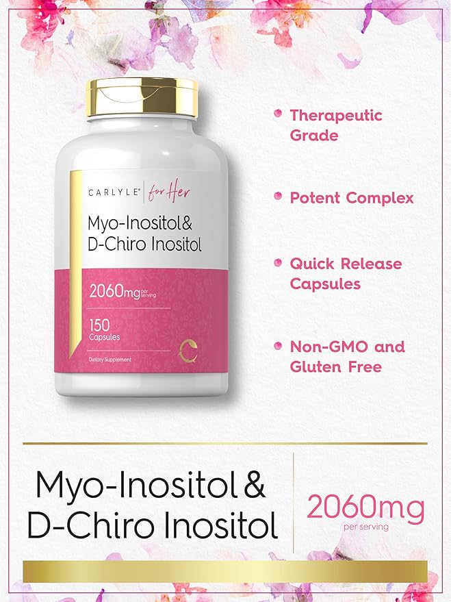 Carlyle For Her mio-inositol y D-Chiro inositol 2060 mg 150 cápsulas