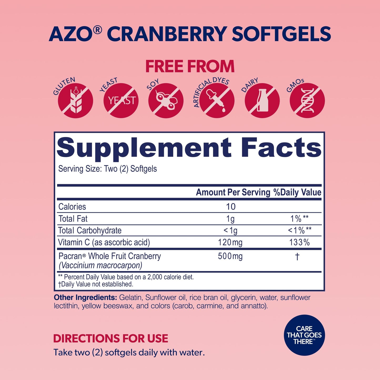 AZO Cranberry 25,000 mg, 100 Capsulas
