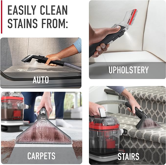 Hoover Limpiador de manchas para alfombras y tapicería