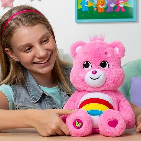 Care Bears Peluche de oso animador de 14 pulgadas Rosa