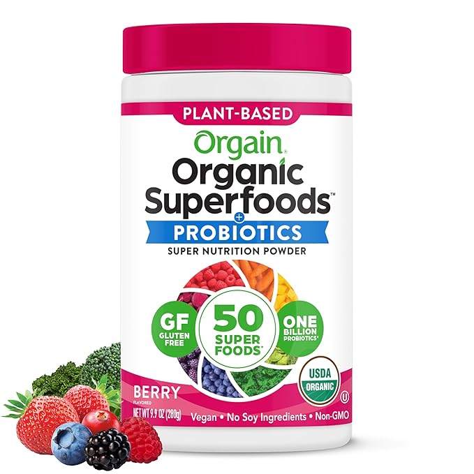 Orgain Organic Superfoods Probiotics 50 super food 280 g