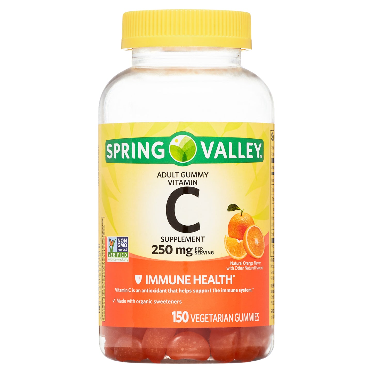 Spring Valley Vitamina C 250 mg, 150 Gomitas Vegetarianas