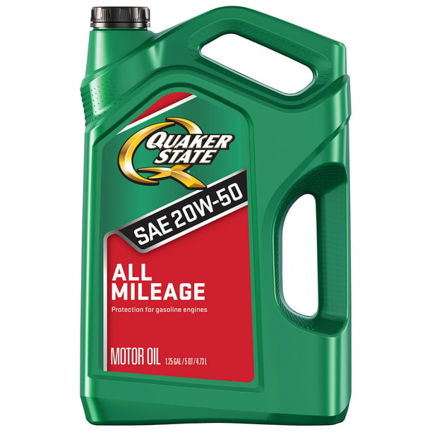 Aceite Quaker State 20W-50 Alto Kilometraje Mezcla sintética
