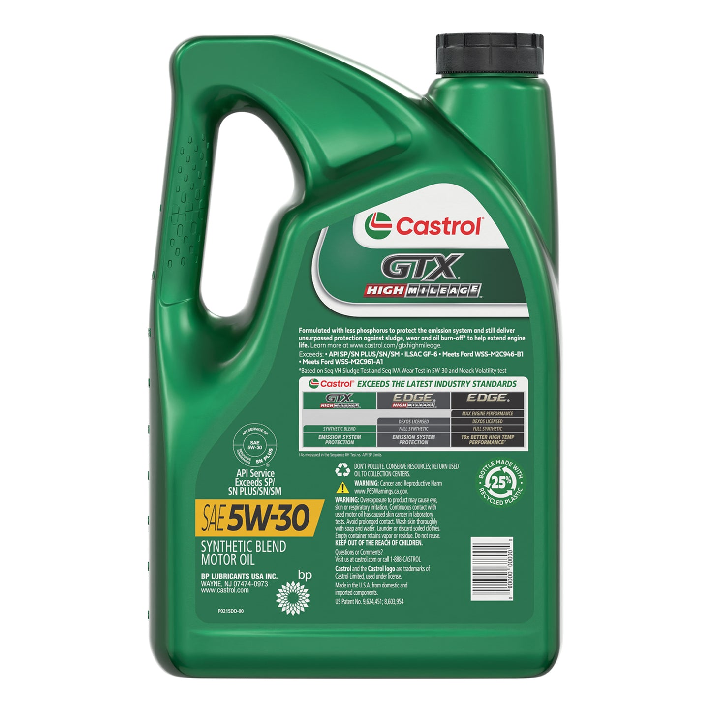 Castrol GTX Alto kilometraje 10W-40 Sintético