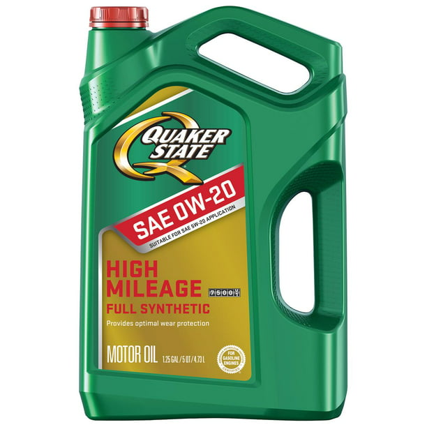 Aceite Quaker State 0W-20 Alto Kilometraje 100% Sintético