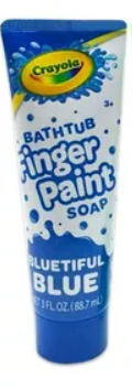 Crayola finger paint soap 88.7 ml Azul