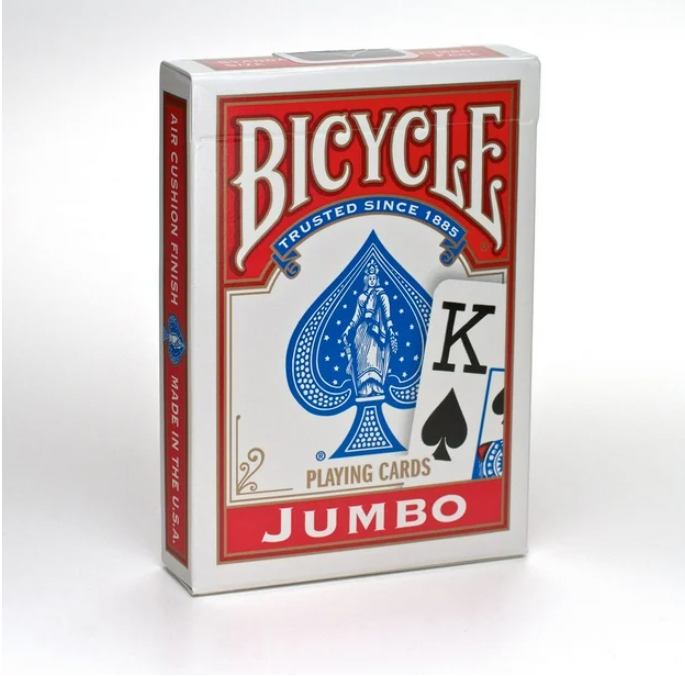 Bicycle Jumbo Faces Playing Cards - 12 pks