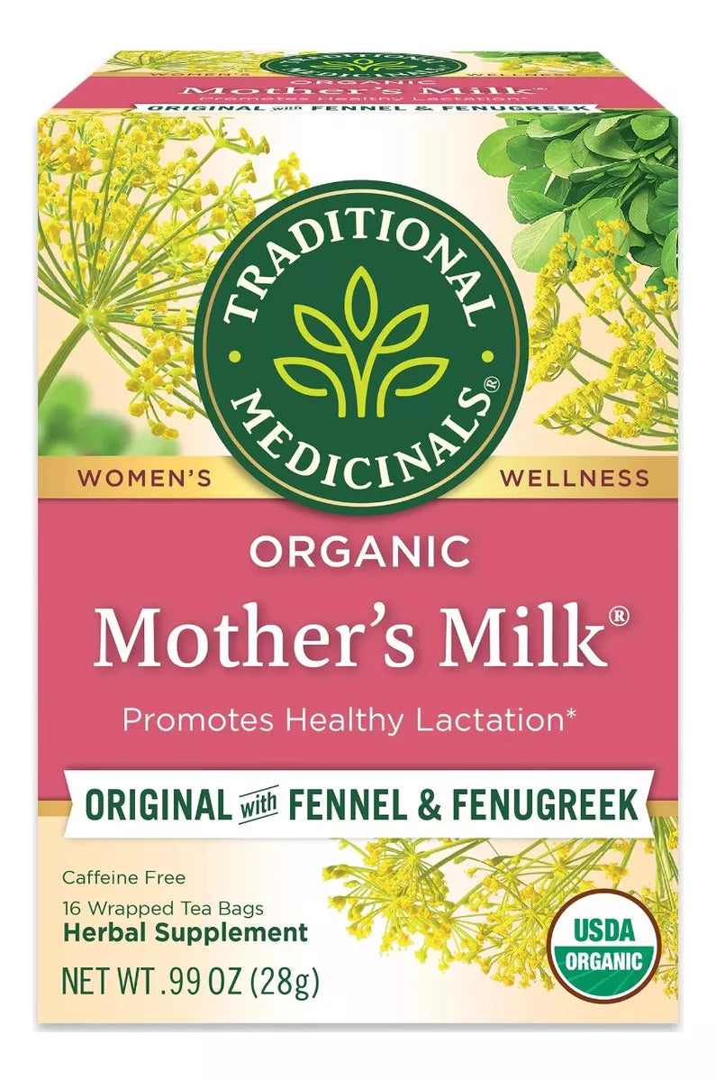 Te Organico Mothers Milk Traditional Medicinals 16 Sobres