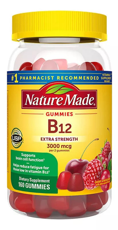 Nature Made B12 3000mcg 160 Gomitas