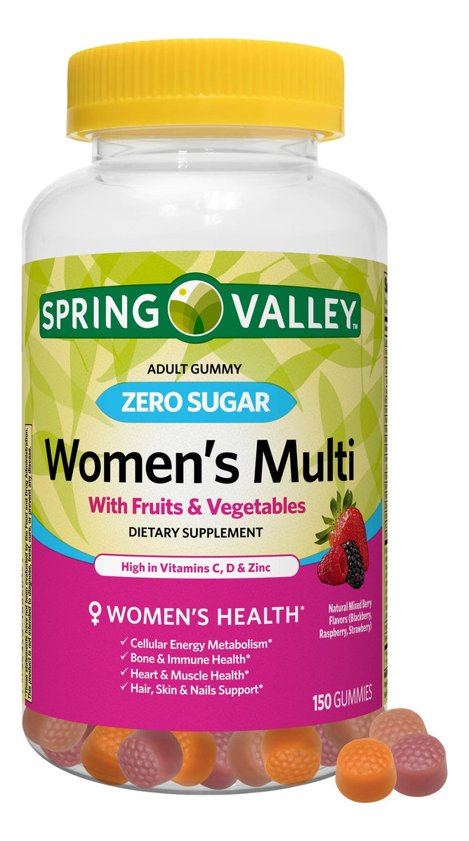 Spring Valley Zero Sugar Women's Multi 150 Gomitas